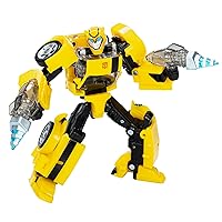 Transformers Legacy United Deluxe Class Animated Universe Bumblebee, 5.5-Inch Converting Action Figure, 8+