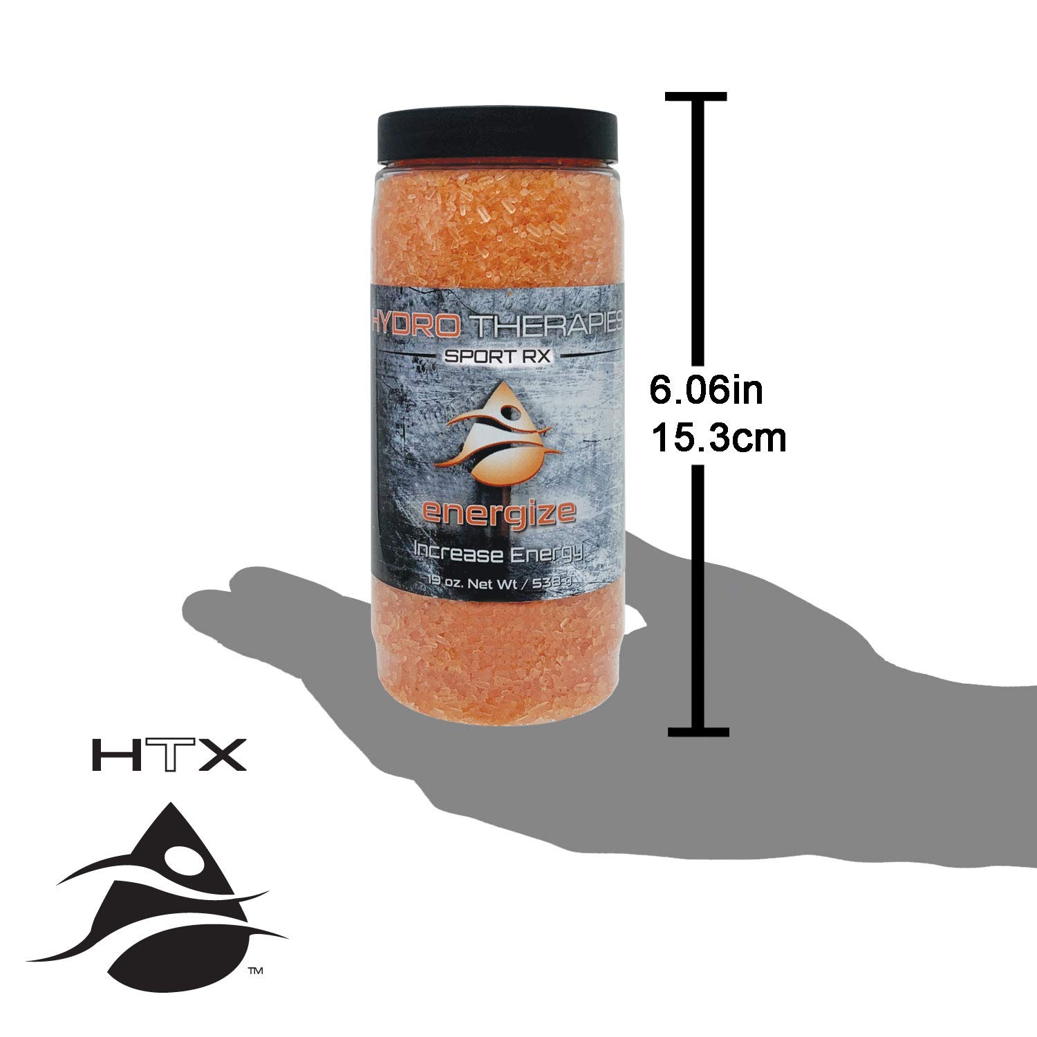 InSPAration 7492 HTX Energize Therapies Crystals for Spa and Hot Tubs, 19-Ounce, Orange