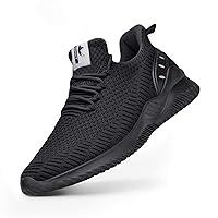 Rospick Slip On Men's Sneakers, Walking Shoes for Men Fashion Lightweight Breathable Running Shoes Sport Athletic Tennis Shoes