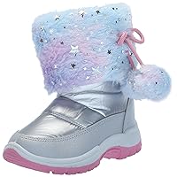 Rugged Bear Girl's Non-Slip Outdoor Water Resistant Snow Boots