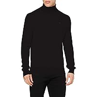 A｜X ARMANI EXCHANGE Men's Merino Wool Long Sleeve Turtleneck Sweater