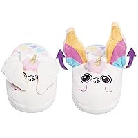 Flipeez Slippers, Unicorn, Medium, Kids Sizes 13-3