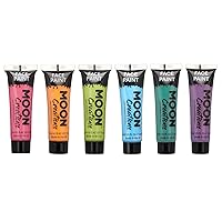 Face & Body Paint Brights Colours Set by Moon Creations - 0.40fl oz