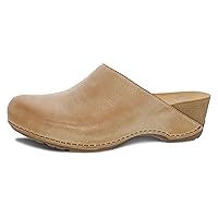 Dansko Talulah Stylish Mule Clog for Women - Cushioned PU Footbed and Arch Support for All-Day Comfort - Leather Uppers for Long-Lasting Wear