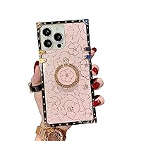 Vanvene Square Cute Cover for Girls Women TPU Luxury Case for iPhone 13 Pro Max 6.7
