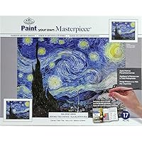 Royal Brush Manufacturing MASTERPIECE PBN KIT NGT, us:one size, The Starry Night