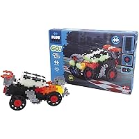 Plus-Plus 9607007 Ingenious Construction Toy, Hot Rod Racing Car, Building Blocks Set, 240 Pieces