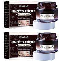 Black Tea Mask,Black Tea Skinning Face Mask,Black Tea Extract Cleansing Mask,lack Tea Firming Overnight Mask,Black Tea Skinning Mask (2PCS*100g)