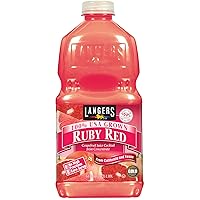 Langers Juice Cocktail, Ruby Red Grapefruit, 64 Ounce (Pack of 8), Packaging May Vary