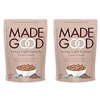 MadeGood Crispy Light Granola Cocoa Crunch, 10 oz (284 g) (Pack of 2)