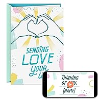 Hallmark Personalized Video Thinking of You Card, Sweetest Day Card, Grandparents Day Card—Sending Love (Record Your Own Video Greeting)