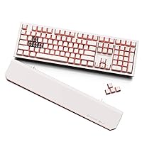 Hexgears X5 Wireless Mechanical Keyboard with Kaihl Box Switch-Rose Red, Ducky Pink Ribbon Computer Keyboard for Gaming, Typing, Ergonomic 108-key Typewriter Keyboard with Wrist Rest