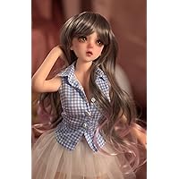 Junying/JYDream Twinkle 1/3 Female Seamless Action Figures Full Silicone Material, JYDoll 65cm Female Dolls for Cosplay/Photography/Arts (Hair Transplant)