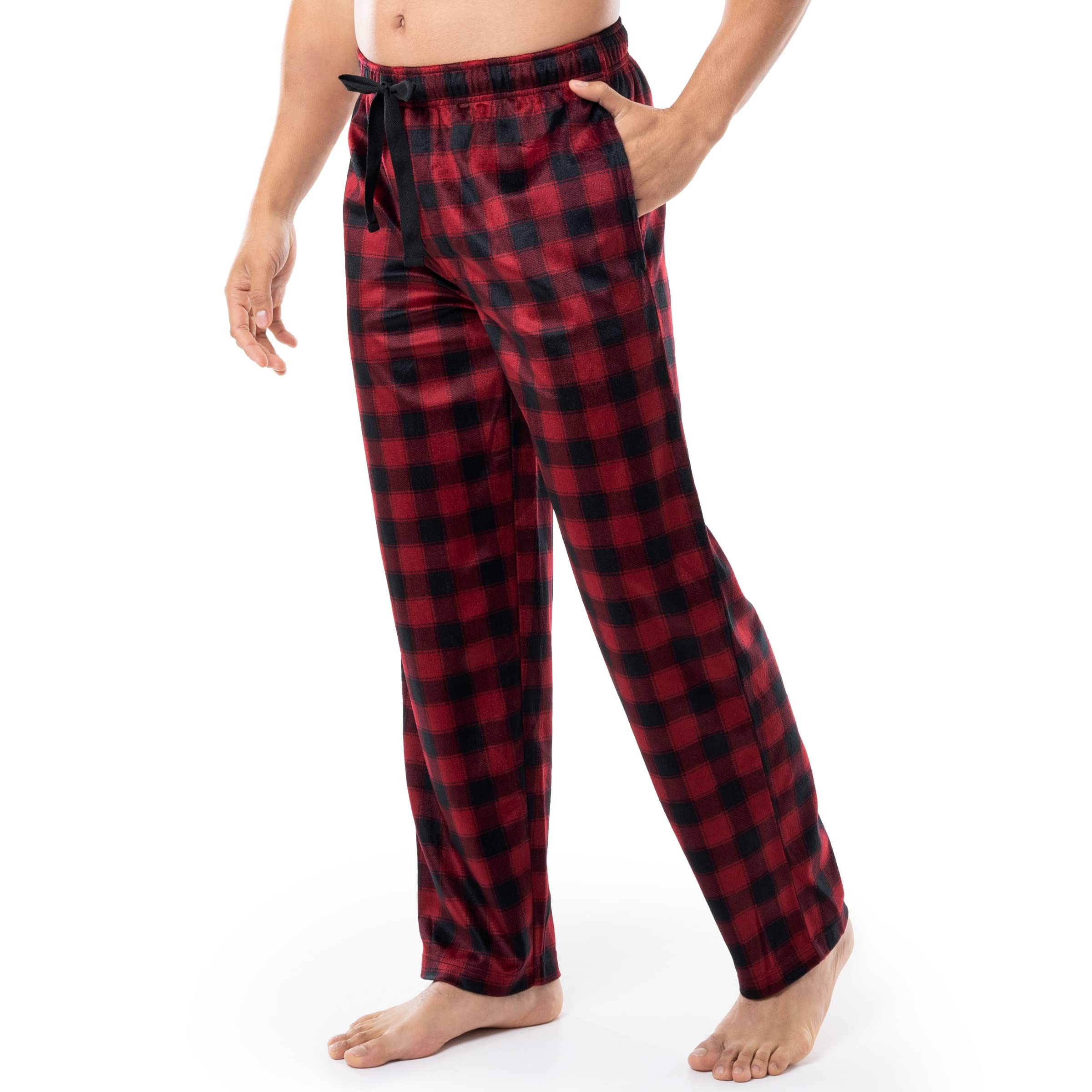 Van Heusen mens Silky Fleece Sleep Pajama Pant