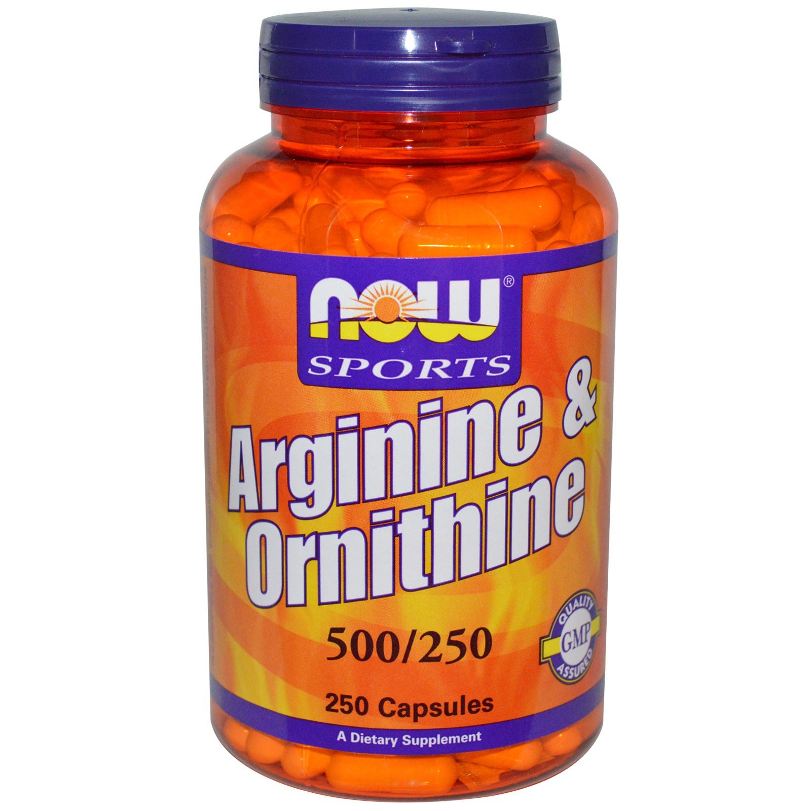 Now Foods Arginineand Ornithine 250 Capsules (2 Pack)