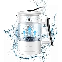 Hydrogen Water Generator with SPE and PEM Technology, 1L Large Capacity Hydrogen Water Pitcher, Balanced Purified Water PH Levels, Make Hydrogen Content up to 2300 PPB