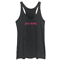 Fifth Sun Girl Math Gothic Women's Racerback Tank Top