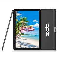 TPZ Tablet 10 inch, Android Tablets, Support 3G Phone Calls32GB, Dual SIM Card Slots & Cameras, WiFi, Google Certified, IPS HD Touchscreen, Bluetooth, 6000mAh Battery, GPS