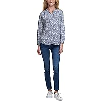 Tommy Hilfiger Long Sleeve Floral Print Blouse Womens