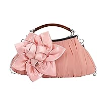 Evening Bag Cute Floral Wristlet Purse Medium Clutch Handbags Phone Pouch