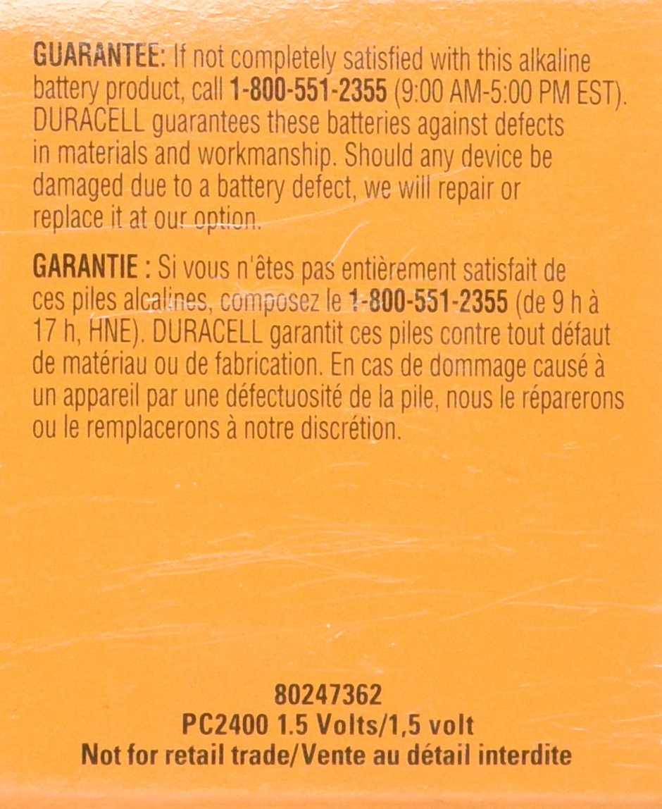 Duracell 32-MA92-DH0O Procell Alkaline Battery, AAA (Pack of 24), Packaging May Vary