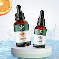 Vitamin C Face Serum + Hyaluronic Acid Serum for Face, Super Vitamin C Serum with 20%, Retinol Serum for Face & Collagen, Facial Serum & better than Forehead Wrinkle Patches or Botox Face Serum