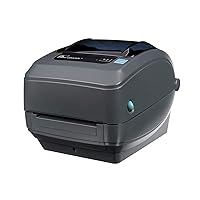 GX430T Zebra Printer – Thermal Transfer Desktop for Shipping Labels, Barcodes, Receipts, Tags, Wrist Bands – USB Interface, 4 Inch, with Power Supply (Renewed)