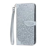Case for vivo V30, Magnetic Flip Leather Premium Wallet Phone Case, with Card Slot and Folding Stand, Case Cover for vivo V30.(Grey)
