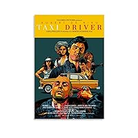 LoDOSa Taxi Driver Poster Classic Movie Vintage Canvas Canvas Art Poster And Wall Art Hanging Decor for Modern Family Corridor Posters 08x12inch(20x30cm)