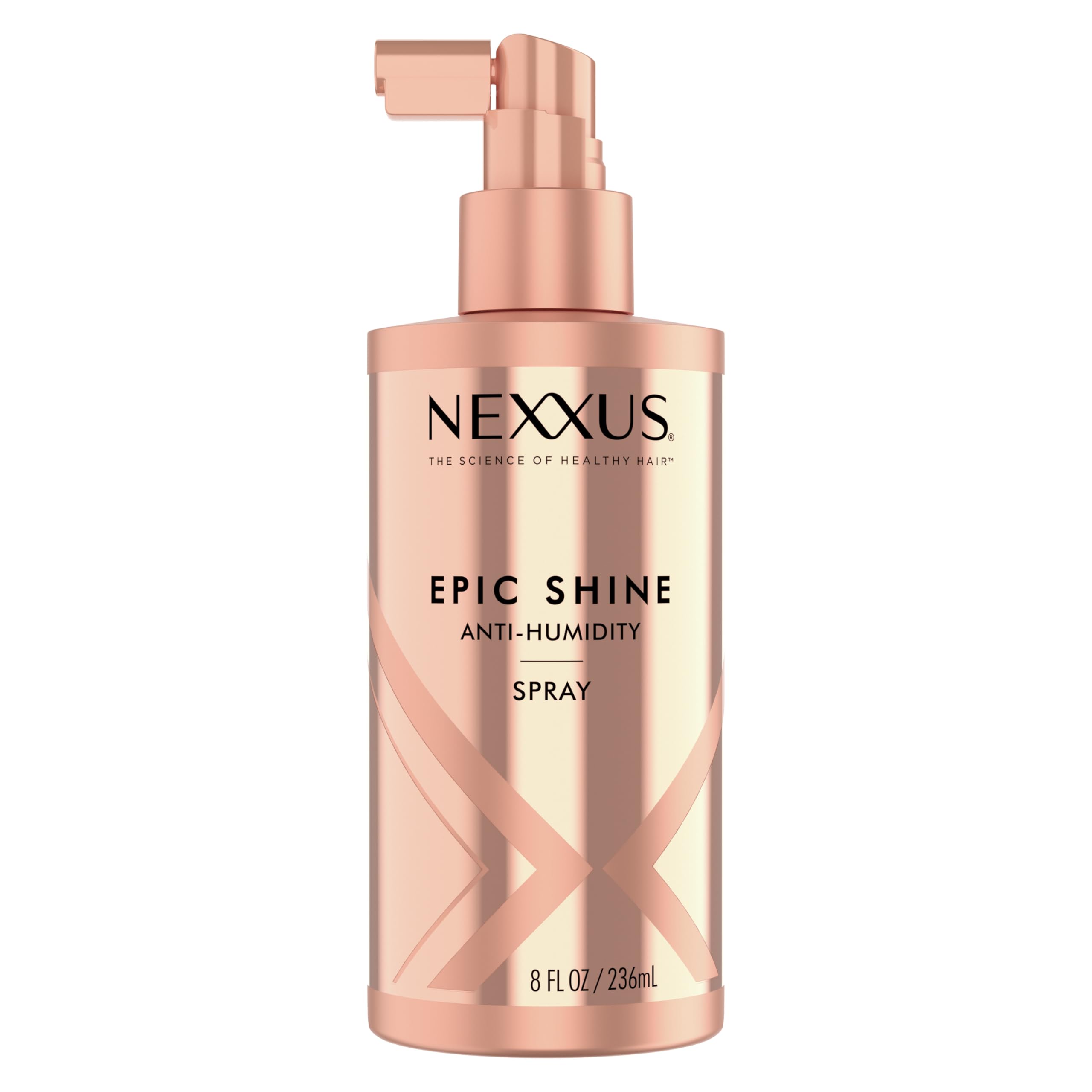 Nexxus Anti-Humidity Spray Epic Shine for Long Lasting, Weightless Shine, with StyleProtect Technology 8 oz