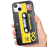 for iPhone 13 6.1 inch Case, Soft TPU Phone Case Music Classic Cassette Tape Retro 80’s Type Case Cover for Girls Women, Slim Shockproof Protective Case Cover (for iPhone 13)