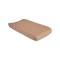 Crane Baby Stretchy Changing Pad Cover, Breathable Changing Pad Cover for Boys and Girls, Copper Dash, 16”w x 32”h