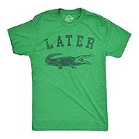 Mens Later Alligator T Shirt Funny Gator Joke Saying Tee for Guys