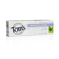 Tom's of Maine 683088 Whole Care Natural Toothpaste, Spearmint, 4.7 Ounce, 24 Count