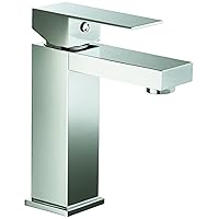Dawn AB75 1229BN Single-Lever Lavatory Faucet, Brushed Nickel (Standard Pull-up Drain with Lift Rod D90 0010BN Included)