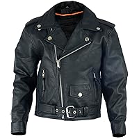 Kid's Traditional Style Motorcycle Club Jacket