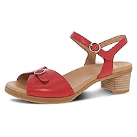 Dansko Tessie Multi-Strap Sandal for Women - A Subtle Heel and Memory Foam for All-Day Comfort - Unique Design for Easy Transition from Work to Evening