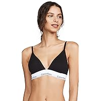 Calvin Klein Women's Modern Cotton Lightly Lined Triangle Wireless Bralette