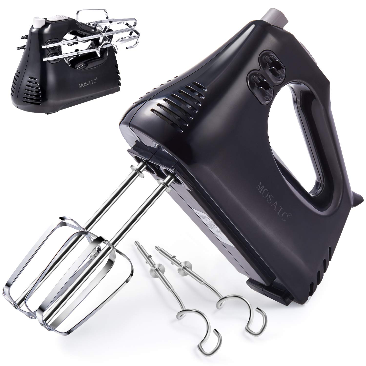 Hand Mixer- LHBD Cordless Electric Whisk Portable Handheld Electric Mixer  with 3-Speed Self-Control, 304 Stainless Steel Beaters & Balloon Whisk, for  Whipping, Mixing,Pudding, Cookies, Cakes, Batters : Amazon.co.uk: Home &  Kitchen