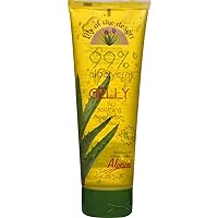 Lily of the Desert Aloe Vera Gelly Soothing Moisturizer - Effective for minor cuts and burns - 8 oz (Pack of 4)