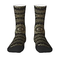 Circle Unisex Adult Socks - Tall & Thick Crew Socks - Wear for Daily Use and Sports - Bulk Pack of Durable Long Socks