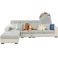 Beacon Pet Universal Sofa Cover,2023 Newest Wear-Resistant Stretch Large Single Seat Cover, Magic Couch Cushion Slipcovers, Furniture Protector Anti-Slip L Sofa Cover Shape for Living Room Dogs Pets