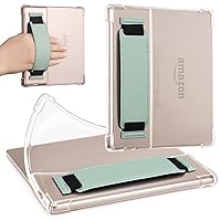 CoBak Clear Case Cover for 7'' All-New Kindle Oasis 10th Generation 2019 Released and 9th Generation 2017 Released -Corner Airbag Protection, Minimalist Style (Sage Green)