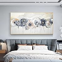 Abstract Vintage Minimalist HD Canvas Prints Home Bedroom Large Framed Wall Art Living Room Scandinavian Decoration 100x200cm/39x78in With-Golden-Frame