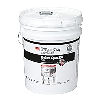 3M FireDam Spray 200, Gray Color, Sprayable, Water-Based, Easy Clean Up, Elastomeric Coating, 5 Gallon Drum (Pail)