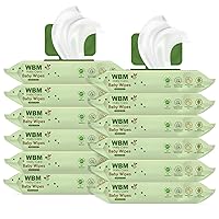 Care Unscented Baby Wipes-12 Flip-Top Pack, (576 Total), 12 Count