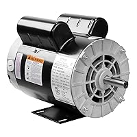 VEVOR 5HP SPL Air Compressor Electric Motor, 230V 15.0Amps, 56 Frame 3450RPM, 5/8