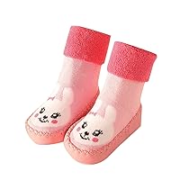 Infant Shoes Children Toddler Autumn and Winter Boys and Girls Floor Sports Shoes and Socks Flat Soles Non Slip Gifts
