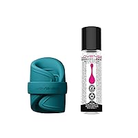 LOVENSE Gush Penis Ring Remote Control Vibrator+LOVENSE Sex Personal Water-Based Lube Moisturizer for Men, Women and Couples