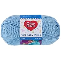 RED HEART Soft Baby Steps Yarn, Baby Blue